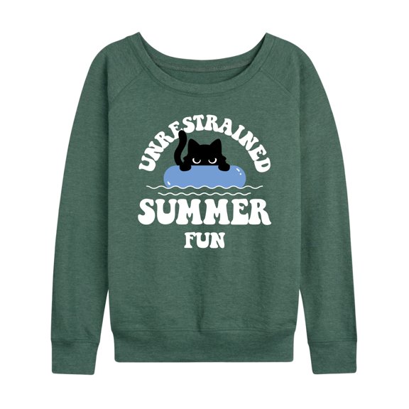 Instant Message - Unrestrained Summer Fun - Women's Lightweight French Terry Long Sleeve Shirt