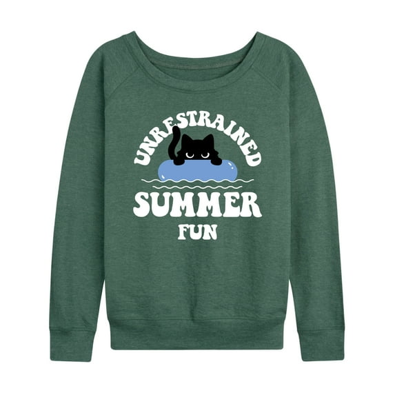 Instant Message - Unrestrained Summer Fun - Women's Lightweight French Terry Long Sleeve Shirt