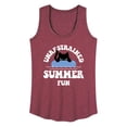 thumbnail image 1 of Instant Message - Unrestrained Summer Fun - Women's Racerback Tank Top, 1 of 6