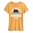thumbnail image 1 of Instant Message - Unrestrained Summer Fun - Women's Short Sleeve Graphic T-Shirt, 1 of 7