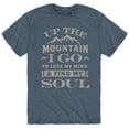 thumbnail image 1 of Instant Message - Up The Mountain I Go - Men's Short Sleeve Graphic T-Shirt, 1 of 5