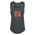 thumbnail image 1 of Instant Message - Usa Star -Women's Racerback Tank, 1 of 5
