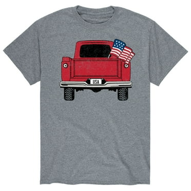 Instant Message - Usa Truck - Men's Short Sleeve Graphic T-Shirt