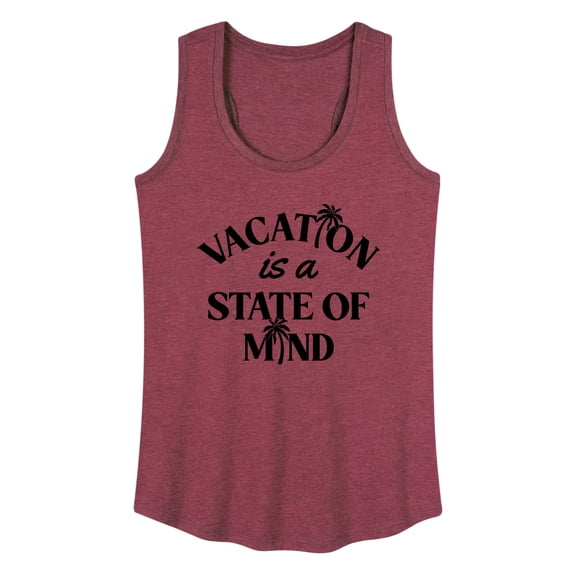 Instant Message - Vacation Is A State Of Mind - Women's Racerback Tank Top