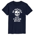 thumbnail image 1 of Instant Message - Vacation Until Further Notice - Men's Short Sleeve Graphic T-Shirt, 1 of 5