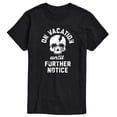 thumbnail image 1 of Instant Message - Vacation Until Further Notice - Men's Short Sleeve Graphic T-Shirt, 1 of 5