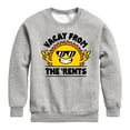 thumbnail image 1 of Instant Message - Vacay From The Rents - Toddler & Youth Crewneck Fleece Sweatshirt, 1 of 6
