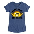 thumbnail image 1 of Instant Message - Vacay From The Rents - Toddler & Youth Girls Short Sleeve Graphic T-Shirt, 1 of 6
