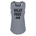 thumbnail image 1 of Instant Message - Vacay Mode On - Women's Racerback Tank, 1 of 5