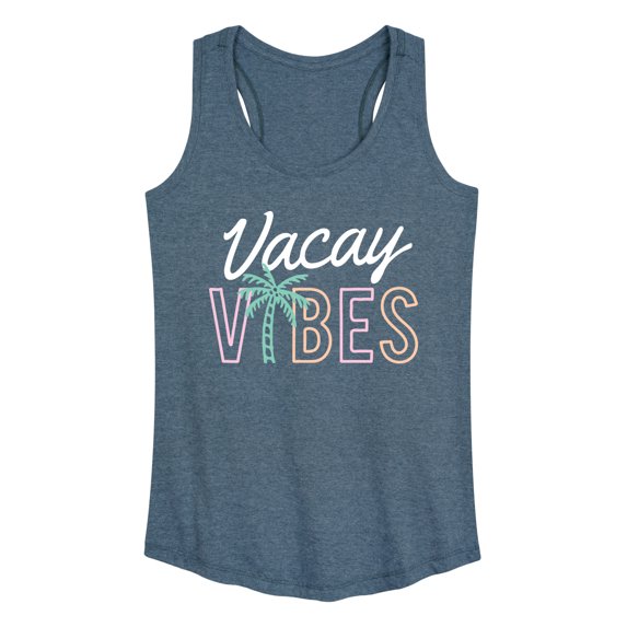 Instant Message - Vacay Vibes - Women's Racerback Graphic Tank