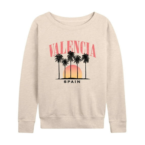 Instant Message - Valancia Spain - Women's Lightweight French Terry Long Sleeve Shirt