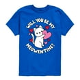 thumbnail image 1 of Instant Message - Valentine's Day Be My Meowentine  - Toddler & Youth Short Sleeve Graphic T-Shirt, 1 of 5