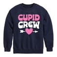 thumbnail image 1 of Instant Message - Valentine's Day Cupid Crew  - Toddler & Youth Crewneck Fleece Sweatshirt, 1 of 5