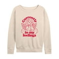 thumbnail image 1 of Instant Message - Valentine's Day Cupid In My Feelings - Women's Lightweight French Terry Long Sleeve Shirt, 1 of 6
