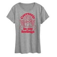 thumbnail image 1 of Instant Message - Valentine's Day Cupid In My Feelings - Women's Short Sleeve Graphic T-Shirt, 1 of 6
