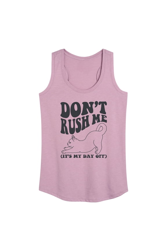 - Valentine's Day Don't Rush Me - Women's Racerback Tank Top