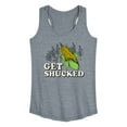 thumbnail image 1 of Instant Message - Valentine's Day Get Shucked - Women's Racerback Tank Top, 1 of 5