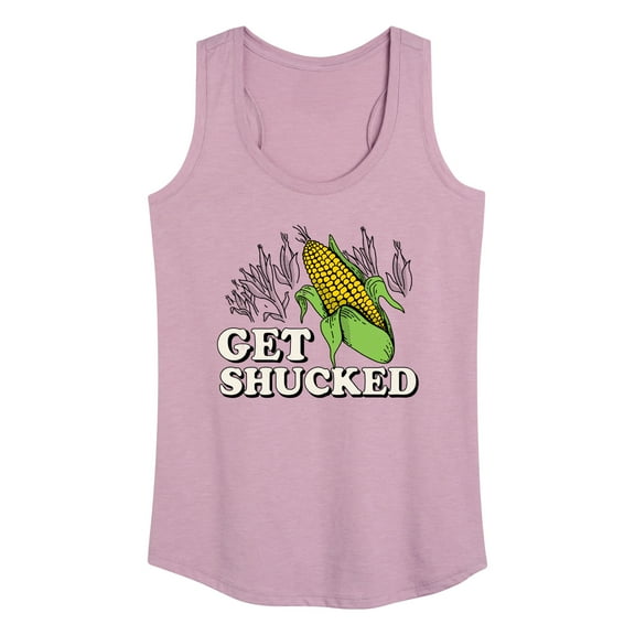 Instant Message - Valentine's Day Get Shucked - Women's Racerback Tank Top