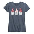 thumbnail image 1 of Instant Message - Valentine's Day Gnomes - Women's Short Sleeve Graphic T-shirt, 1 of 5