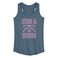 thumbnail image 1 of Instant Message - Valentine's Day Hugs And Hisses Cat - Women's Racerback Tank Top, 1 of 6
