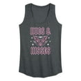 thumbnail image 1 of Instant Message - Valentine's Day Hugs And Hisses Cat - Women's Racerback Tank Top, 1 of 6