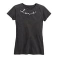 thumbnail image 1 of Instant Message - Valentine's Day Script Love - Women's Short Sleeve Graphic T-Shirt, 1 of 5