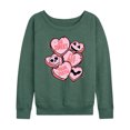thumbnail image 1 of Instant Message - Valentine's Day So Sweet I'll Rot Your Teeth - Women's Lightweight French Terry Long Sleeve Shirt, 1 of 6