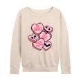 thumbnail image 1 of Instant Message - Valentine's Day So Sweet I'll Rot Your Teeth - Women's Lightweight French Terry Long Sleeve Shirt, 1 of 6