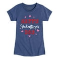 thumbnail image 1 of Instant Message - Valentine's Day - Toddler And Youth Girl's Short Sleeve T-Shirt, 1 of 6