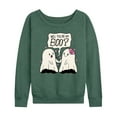 thumbnail image 1 of Instant Message - Valentine's Day Will You Be My Boo - Women's Lightweight French Terry Long Sleeve Shirt, 1 of 6