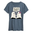 thumbnail image 1 of Instant Message - Valentine's Day Will You Be My Boo - Women's Short Sleeve Graphic T-Shirt, 1 of 6