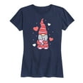 thumbnail image 1 of Instant Message - Valentine's Gnome - Women's Short Sleeve Graphic T-Shirt, 1 of 5