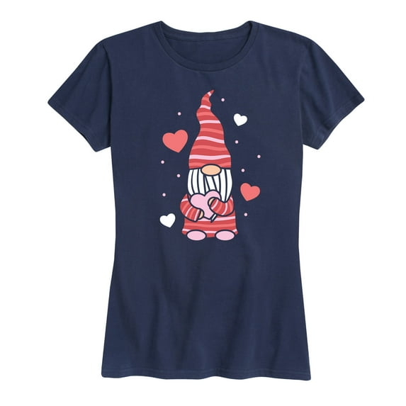 Instant Message - Valentine's Gnome - Women's Short Sleeve Graphic T-Shirt