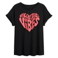 thumbnail image 1 of Instant Message - Valentines Vibes Relaxed Fit T-Shirt, 1 of 5