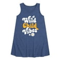 thumbnail image 1 of Instant Message - Vibes Wild Child - Toddler & Youth Girls A-line Dress, 1 of 6