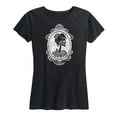 thumbnail image 1 of Instant Message - Victorian Skeleton Cameo Lady - Women's Short Sleeve Graphic T-Shirt, 1 of 5