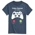 thumbnail image 1 of Instant Message - Video Games Are Calling - Men's Short Sleeve Graphic T-Shirt, 1 of 5