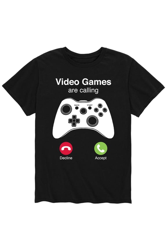 - Video Games Are Calling - Men's Short Sleeve Graphic T-Shirt