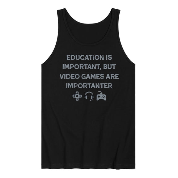 Instant Message - Video Games Are Importanter Graphic Tank Top