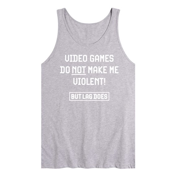 Instant Message - Video Games Not Violent Graphic Tank Top
