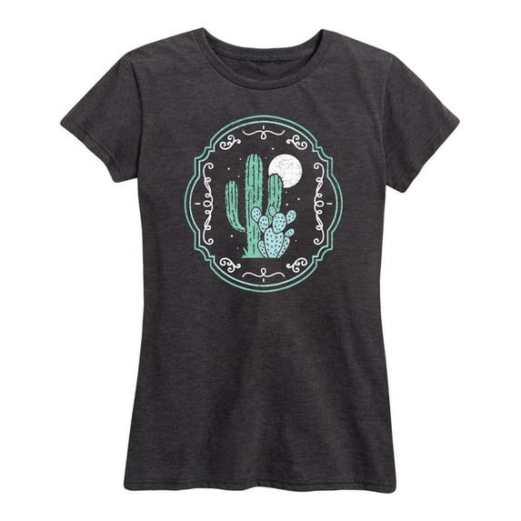 Instant Message - Vintage Cactus - Women's Short Sleeve Graphic T-Shirt