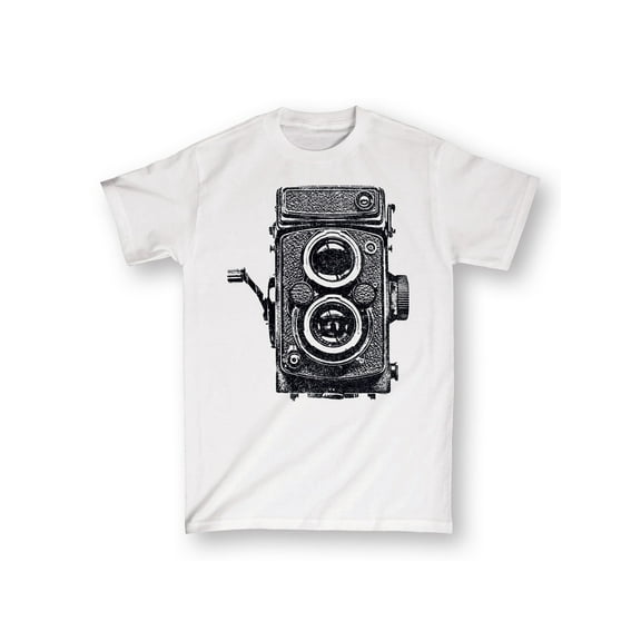 Instant Message - Vintage Camera - Men's Short Sleeve Graphic T-Shirt