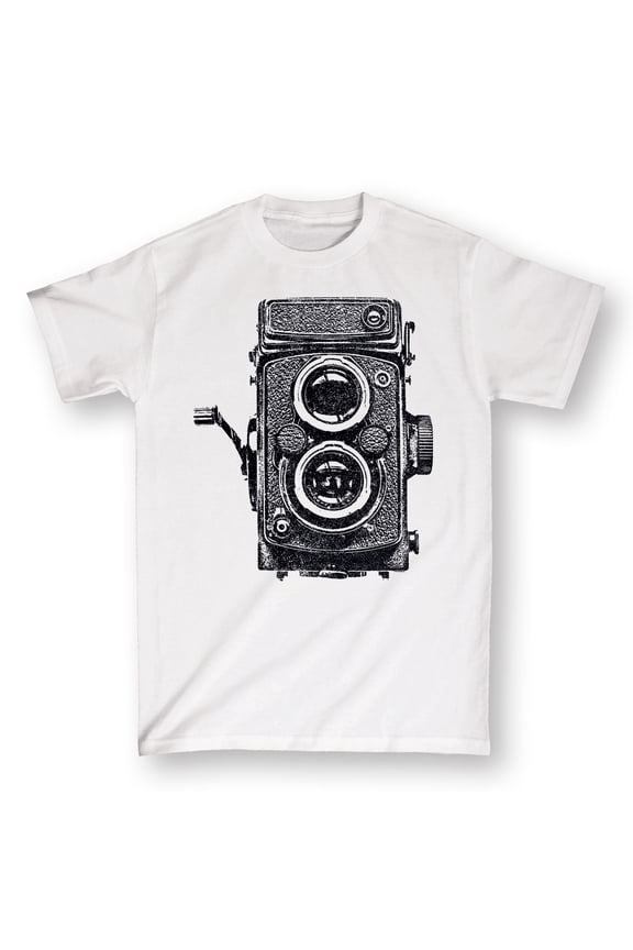 - Vintage Camera - Men's Short Sleeve Graphic T-Shirt