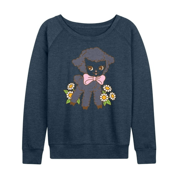 Instant Message - Vintage Lamb  - Women's Lightweight French Terry Long Sleeve Shirt