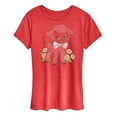 thumbnail image 1 of Instant Message - Vintage Lamb  - Women's Short Sleeve Graphic T-Shirt, 1 of 6
