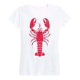thumbnail image 1 of Instant Message - Vintage Lobster - Women's Short Sleeve Graphic T-shirt, 1 of 5