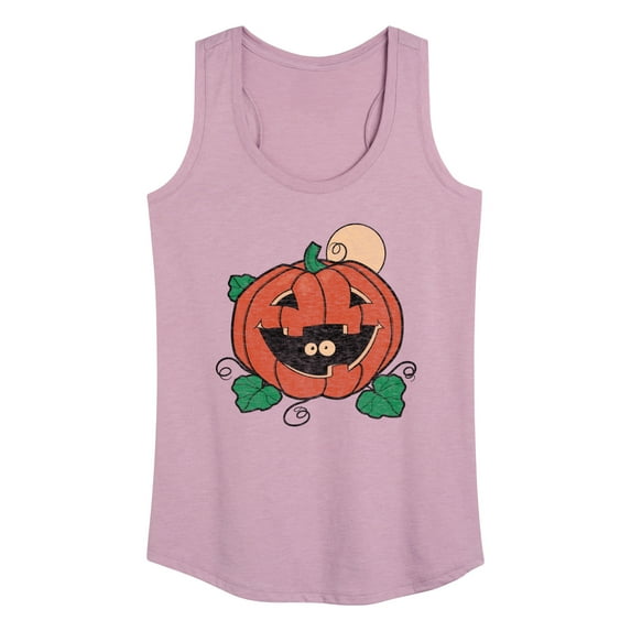 Instant Message - Vintage Pumpkin Surprise - Women's Racerback Tank Top