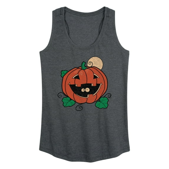Instant Message - Vintage Pumpkin Surprise - Women's Racerback Tank Top