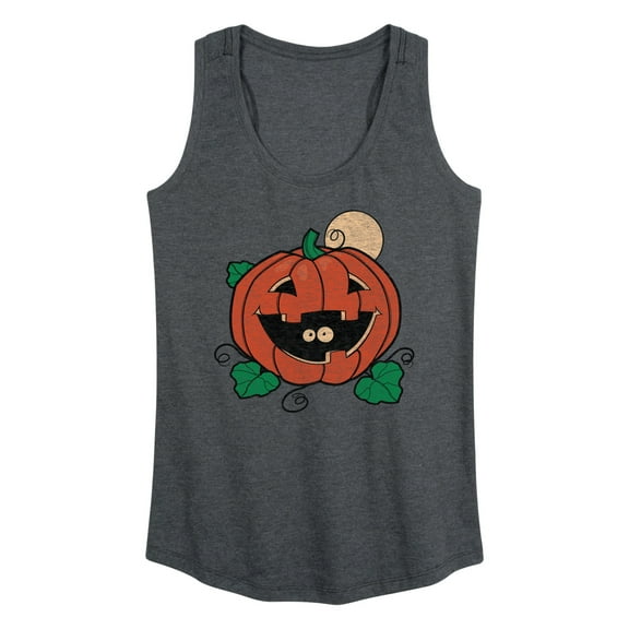 Instant Message - Vintage Pumpkin Surprise - Women's Racerback Tank Top