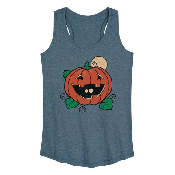 Instant Message - Vintage Pumpkin Surprise - Women's Racerback Tank Top